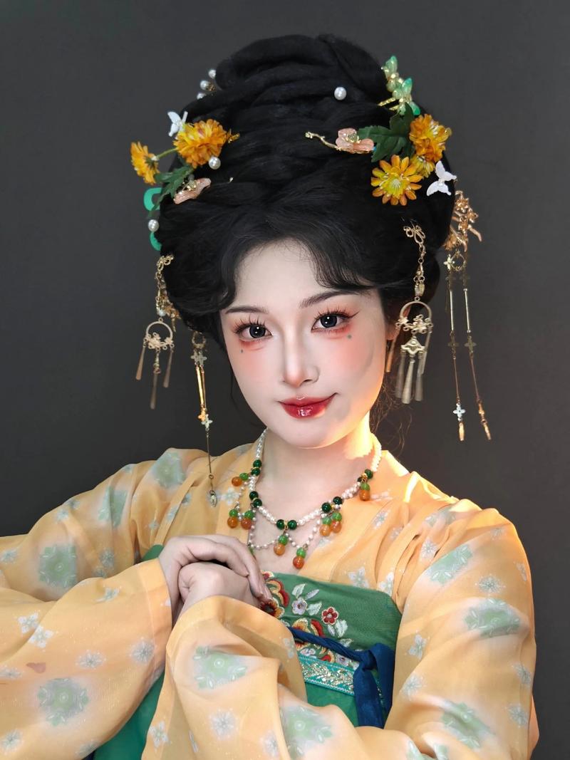 唐制发型_唐制马尾垂云髻