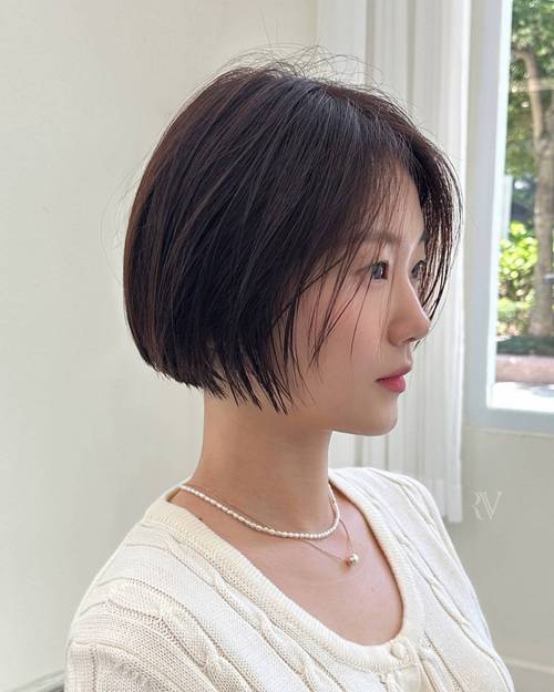 梨型最适合的9款短发_中分波波头,蓬松显高,告别厚重刘海! 梨型最适合的9款短发_中分波波头,蓬松显高,告别厚重刘海!