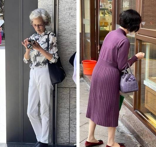 平均65岁的老年人的时尚穿搭_简约优雅，质感满分