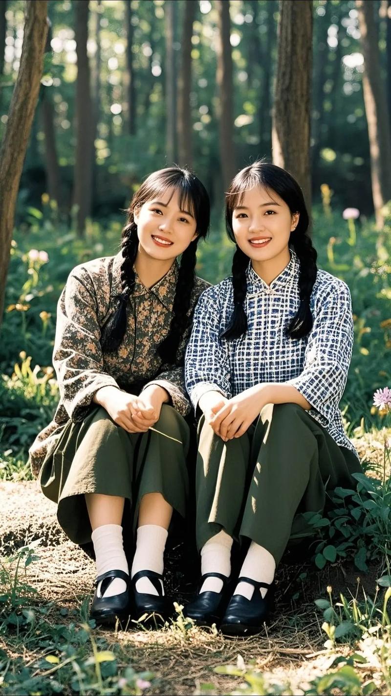 七十年代女性穿着_纯真自信，积极建设新生活